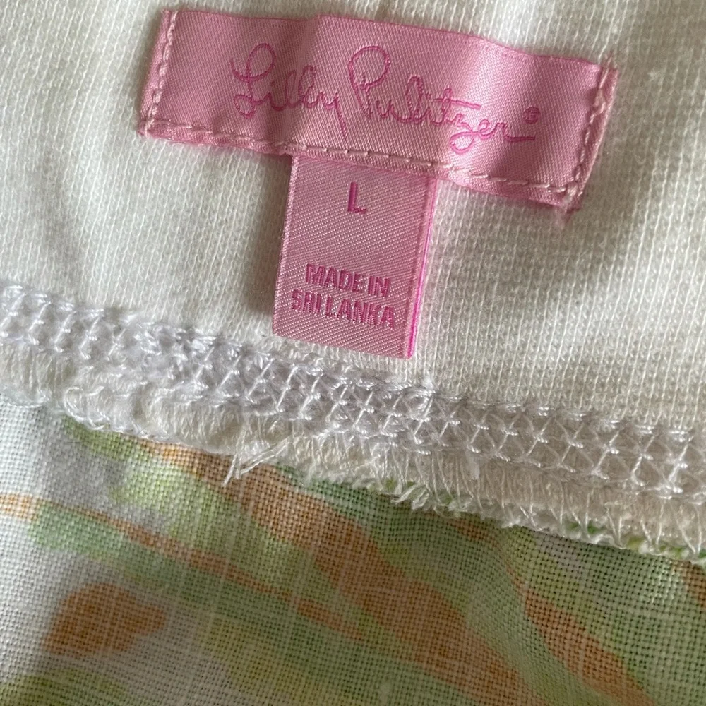 Lilly Pulitzer Pull On Skirt. Elephant Ear, L - Picture 5 of 5